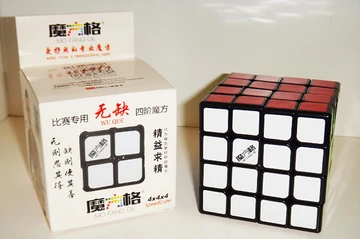 Custom QiYi WuQue M Magnetic 4x4x4 Black
