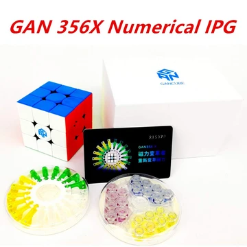 Gan 356X Numerical IPG 3x3x3 Stickerless